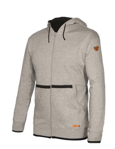 SUDADERA GRIS CAPUCHA