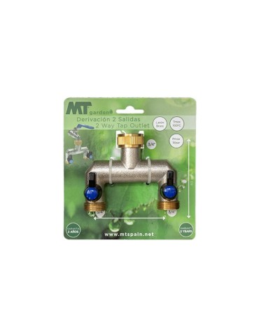 DERIVACION DOBLE LATON 16 BAR