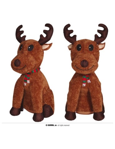 RENO HINCHABLE CON LUZ