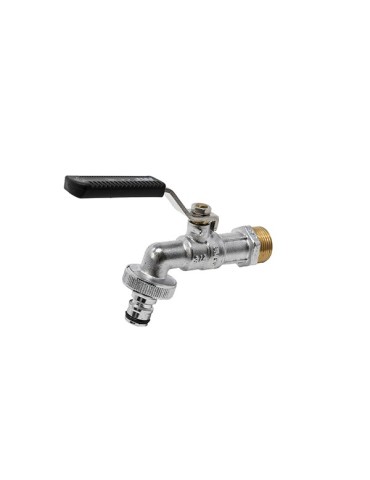 GRIFO ESFERA JARDIN ACERO INOX ENCHUFE RAPIDO