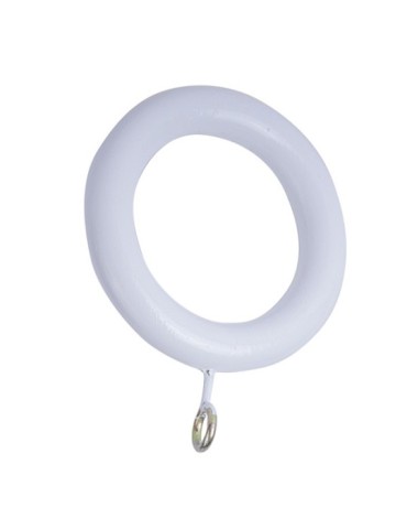 ANILLA MADERA C/H BL10 BLCO.