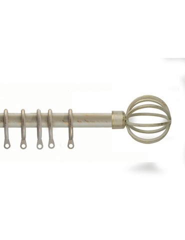 BARRA METAL EXT KIT NEVADA ORO/CREM