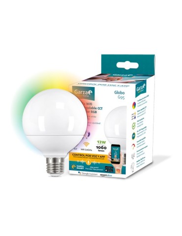 LAMPARA LED WIFI E27 RGB GLOBO REGU 1060LM