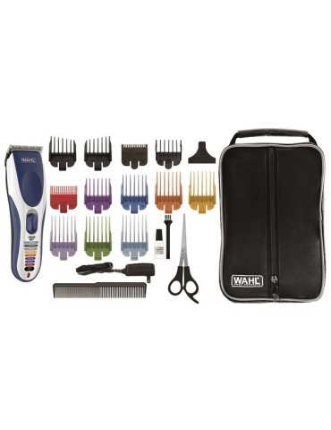 CORTAPELO RECARGABLE LED 10 PEINES COLOR