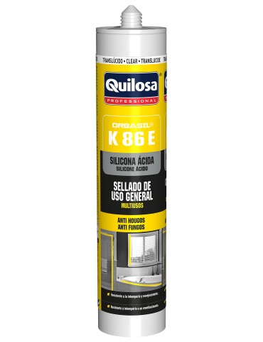 SILICONA CARTUCHO TRASLUC K 86
