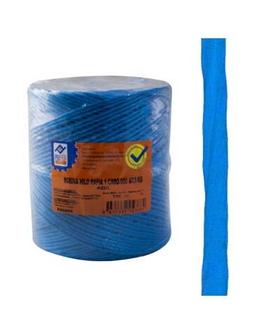 CUERDA  RAFIA  1  C.BOBINA  AZUL