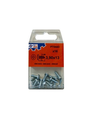 TORNILLO R/CHAP C/ALOM ZN C/16