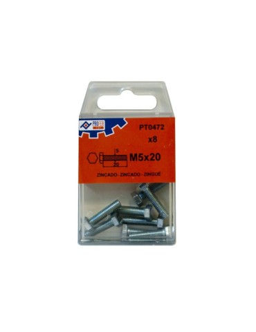 TORNILLO DIN933 C/EXAG ZN C/8