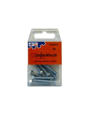 TORNILLO DIN933 C/EXAG ZN C/8