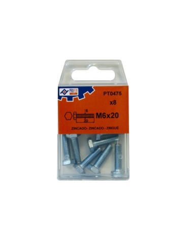 TORNILLO DIN933 C/EXAG ZN C/8