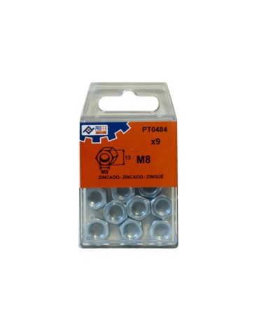 TUERCA EXAGONAL DIN934 ZN C/9