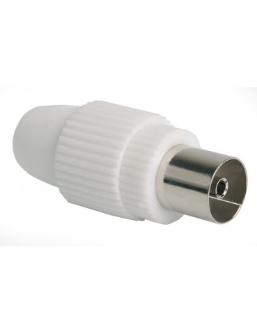 CONECTOR HEMBRA RECTO CABLE TV