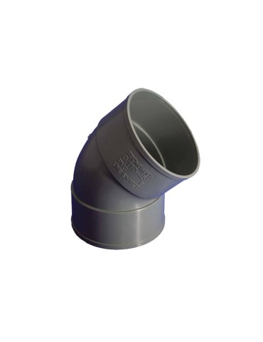 CODO PVC H-H 45 32 MM