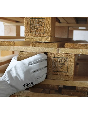 GUANTE PIEL FLOR VACUNO NATURAL