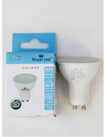 LAMPARA  LED  DICROICA  GU10  140º  500lm  LF  6400K