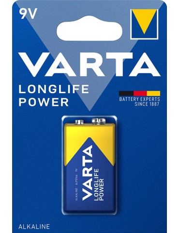 PILA ALCALINA 6LR61 LONGLIFE POWER