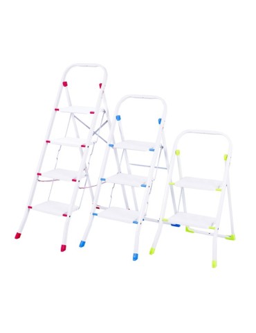 ESCALERA ACERO 2P PLEGAB C/BAR