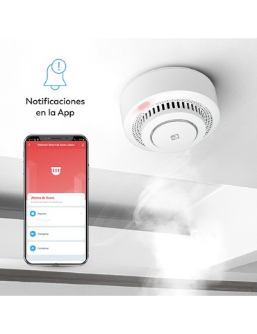 DETECTOR HUMO SMART WIFI