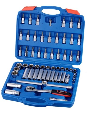 JUEGO  LLAVES  VASO  61  PIEZAS