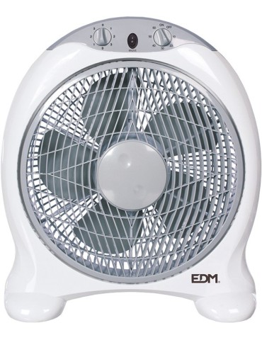 VENTILADOR BOX FAN BLANCO/GRIS