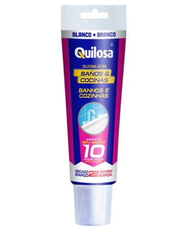 SILICONA TUBO SANITARIA BCO