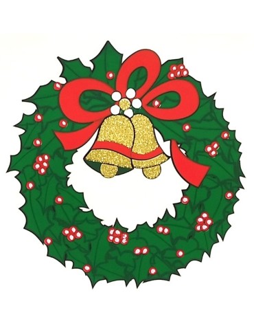 PVC ELECTROSTATICO CORONA MUERDAGO C/CAMPANAS