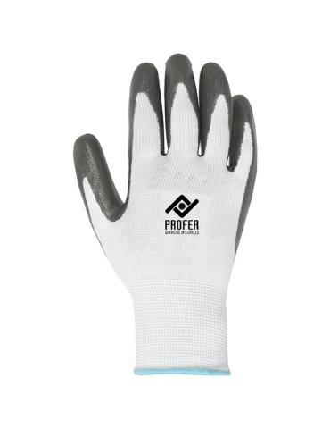 GUANTE DE NITRILO BLANCO/GRIS B/6