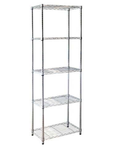 ESTANTERIA CROMADA STYLO 5 B.